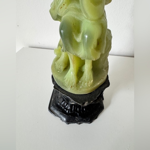 Vintage Chinese Shou Xing God of Longevity Statue on Base 12in - Picture 3 of 7